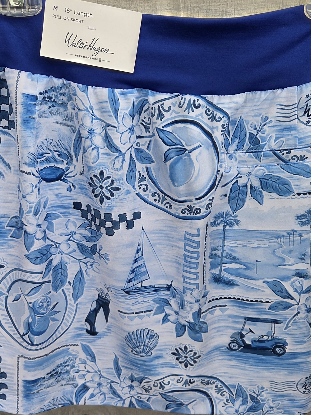 Walter Hagen Kids Blue Floral & Nautical Pajama Bottoms
